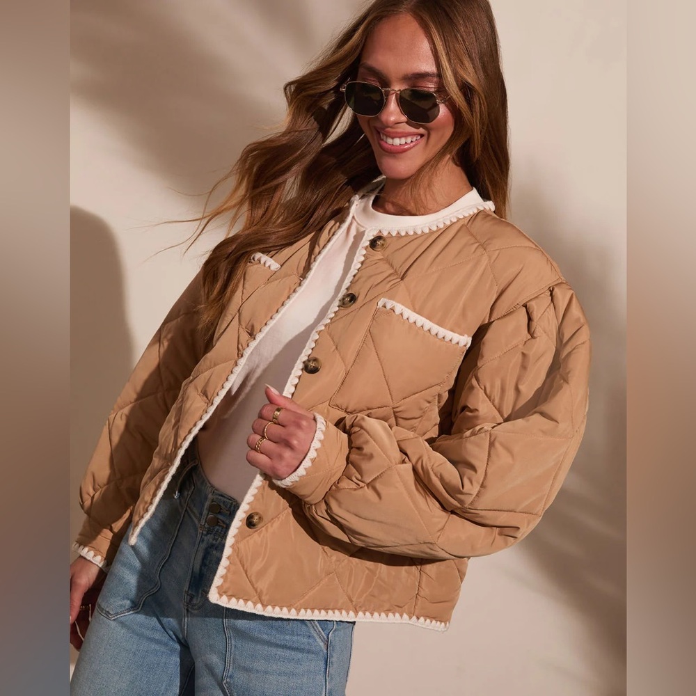 Jocey Quilted Embroidered Jacket